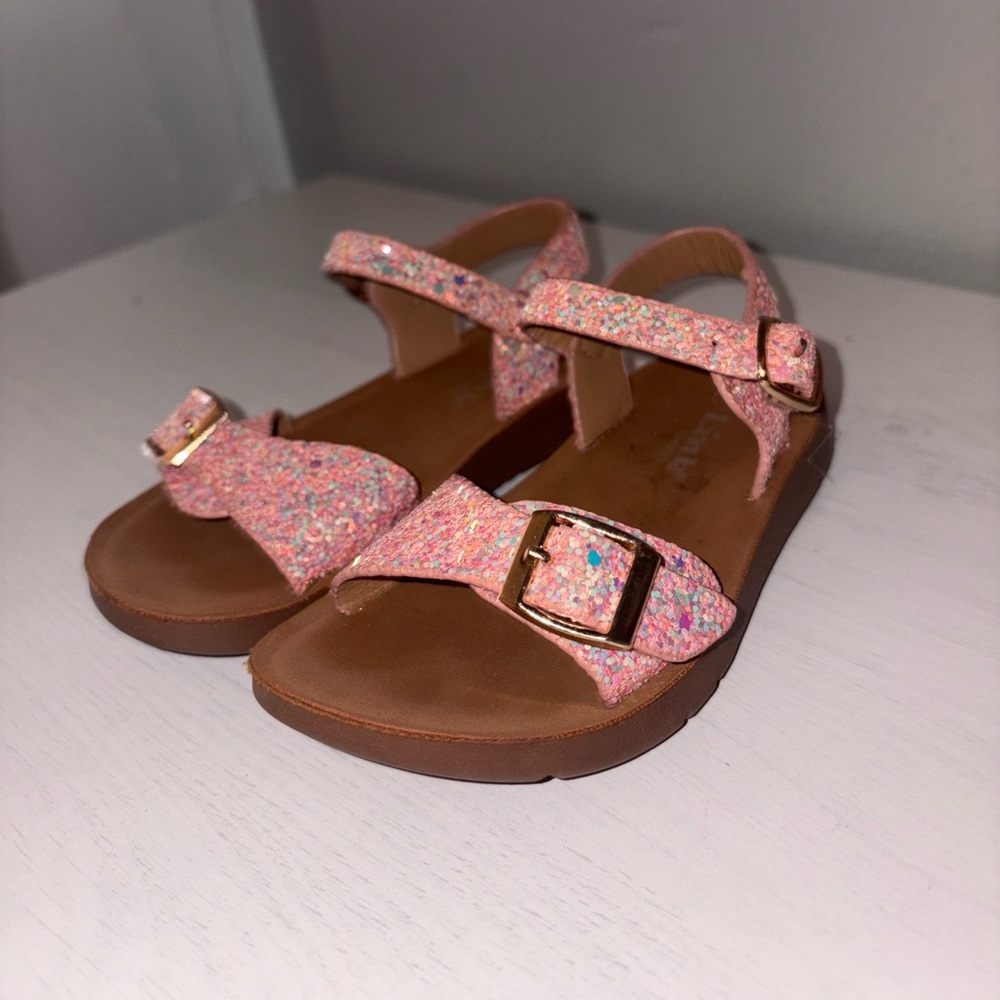 Toddler Glitter Pink Sandals TJ MAXX